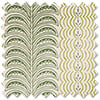 Land & Shore Fintra Stripe, Green - Roman Blind